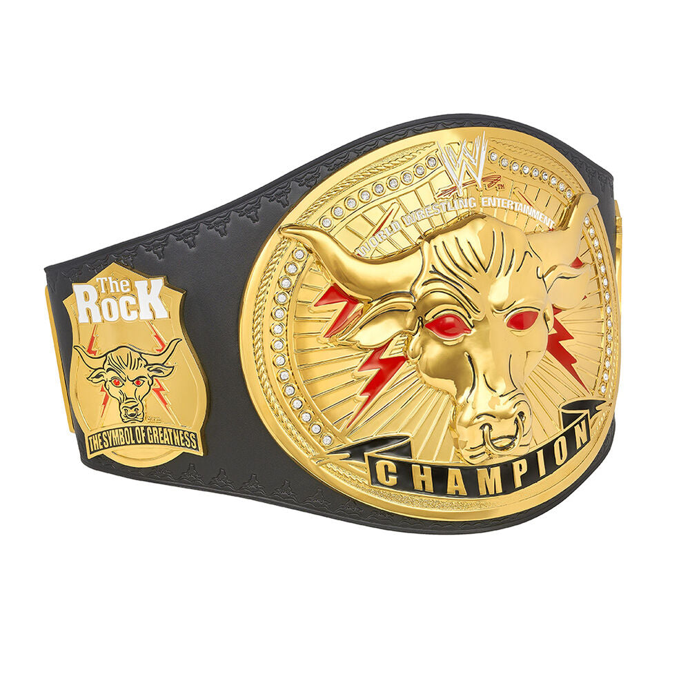 WWE Championship Title Belt The Rock Brahma Bull WWE World Heavy Championship Wrestling Title Belts