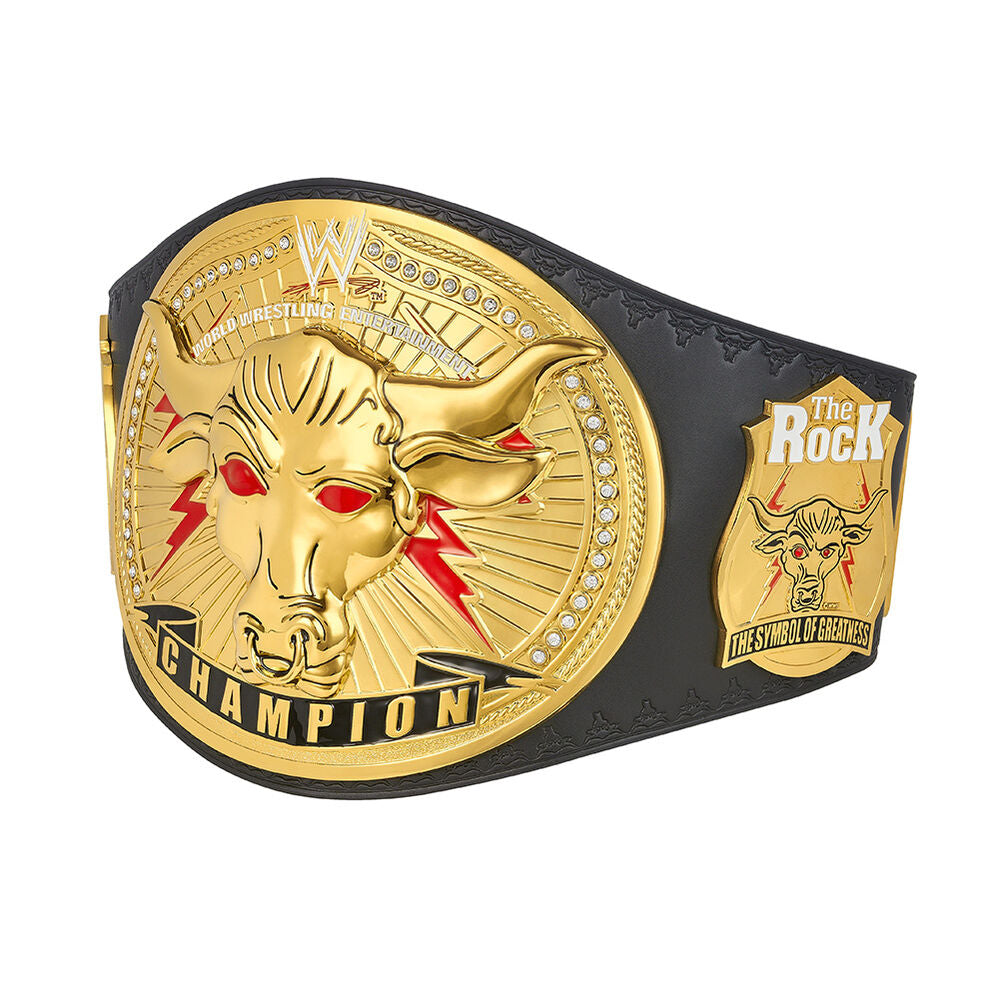 WWE Championship Title Belt The Rock Brahma Bull WWE World Heavy Championship Wrestling Title Belts