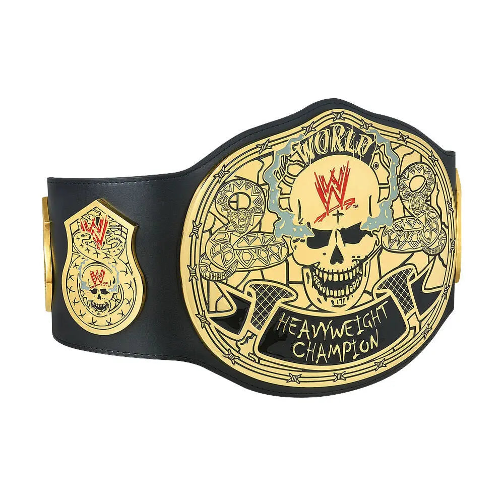 Stone Cold Smoking Skull Championship Replica Title Belt Wrestling Title Belts