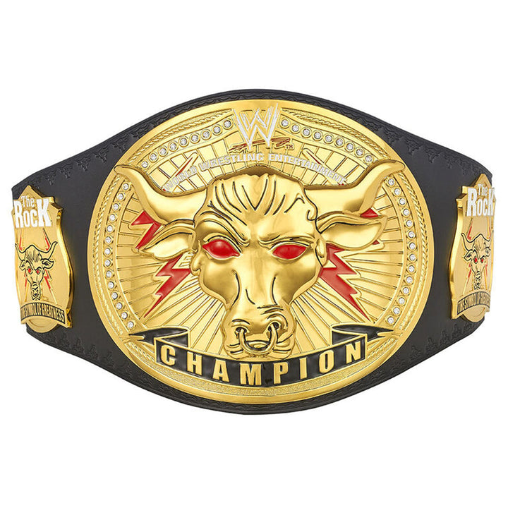WWE Championship Title Belt The Rock Brahma Bull WWE World Heavy Championship Wrestling Title Belts