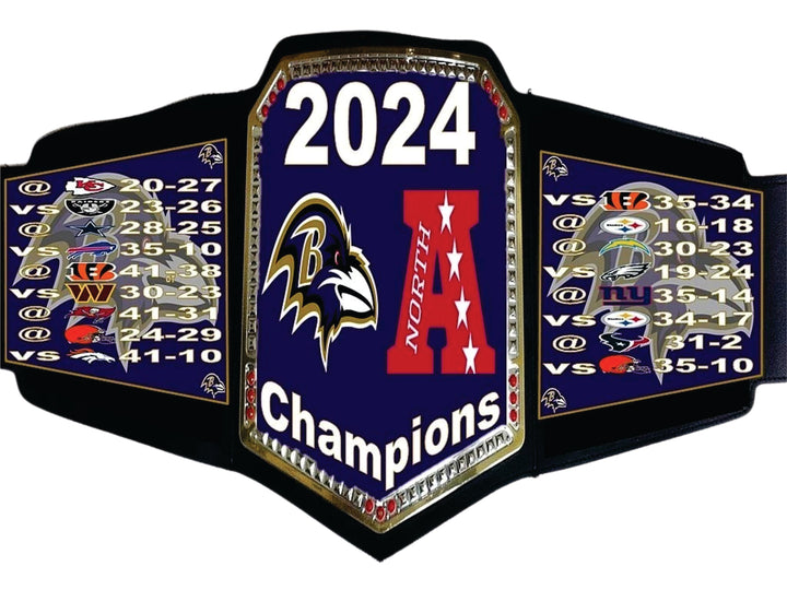 2024 Buffalo Bills AFC East Division Champions Championship Belt Wrestling Title Belts