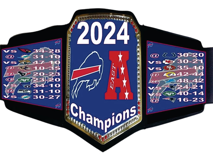2024 Los Angeles Rams NFC West Division Champions Championship Belt Wrestling Title Belts