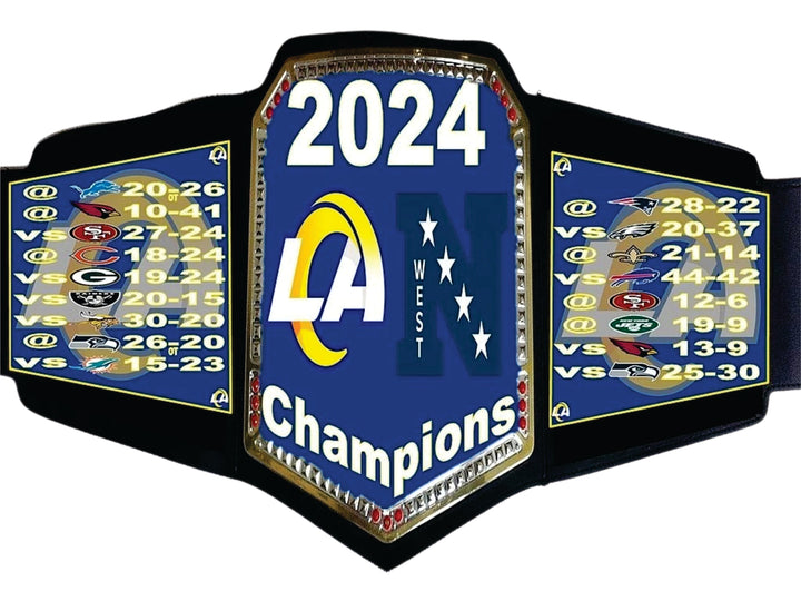 2024 Kansas City Chiefs AFC Champions Championship Belt Wrestling Title Belts