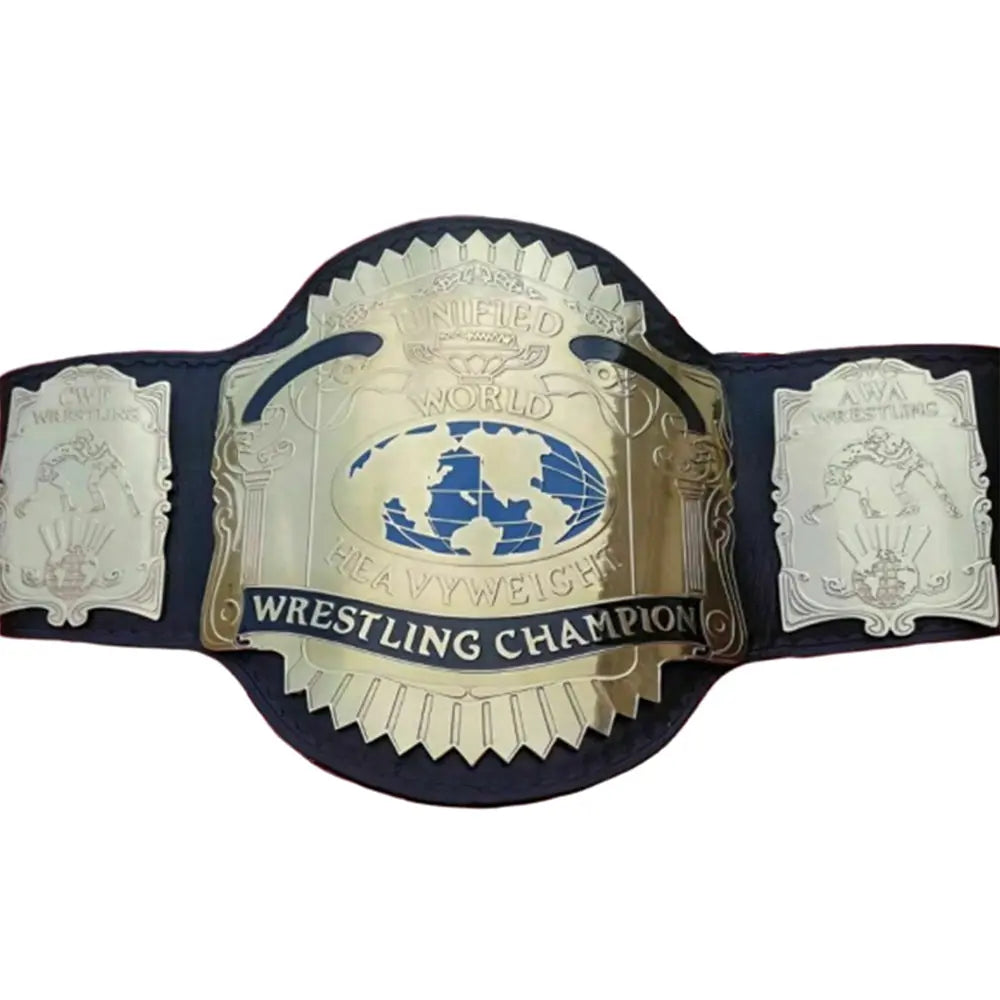 AWA International Television Championship Belt Wrestling Title Belts