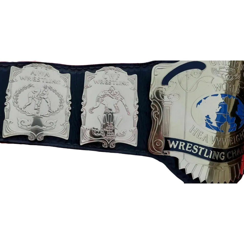 AWA International Television Championship Belt Wrestling Title Belts