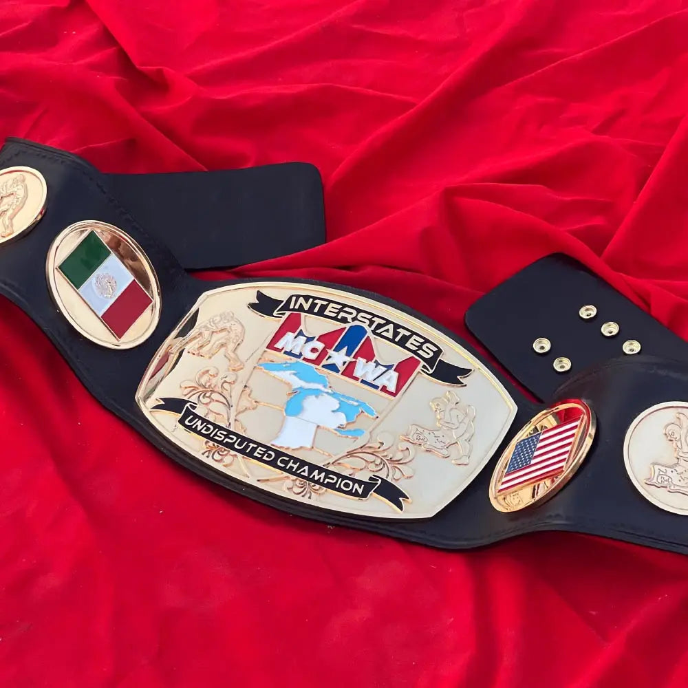 Gold CNC Championship Belt Wrestling Title Belts