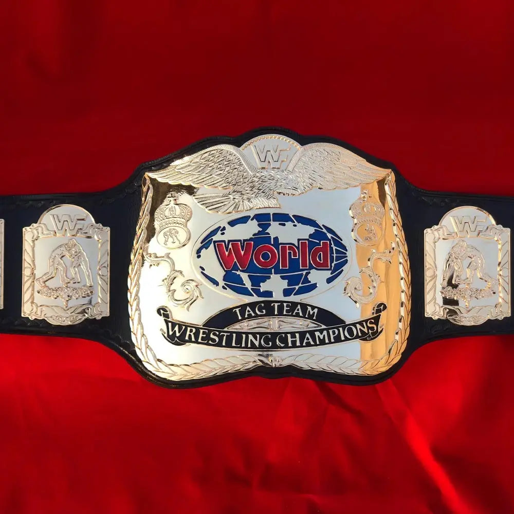 WWF Premium World Tag Team CNC Championship Belt Wrestling Title Belts