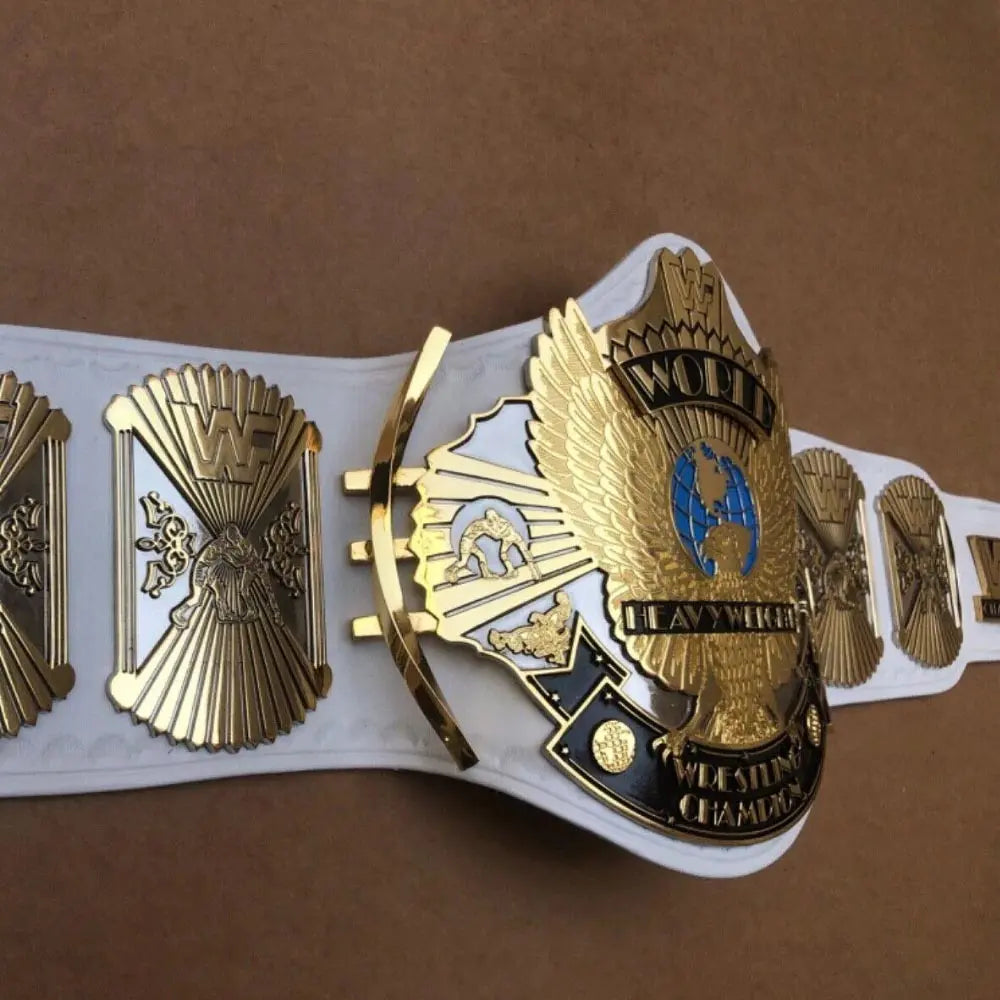 WHITE WINGED EAGLE DUAL PLATED CNC HD CHAMPIONSHIP BELT Wrestling Title Belts