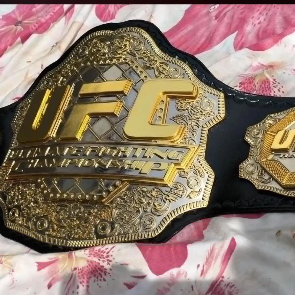 UFC TRIPLE STACK CNC MADE CHAMPIONSHIP BELT Wrestling Title Belts