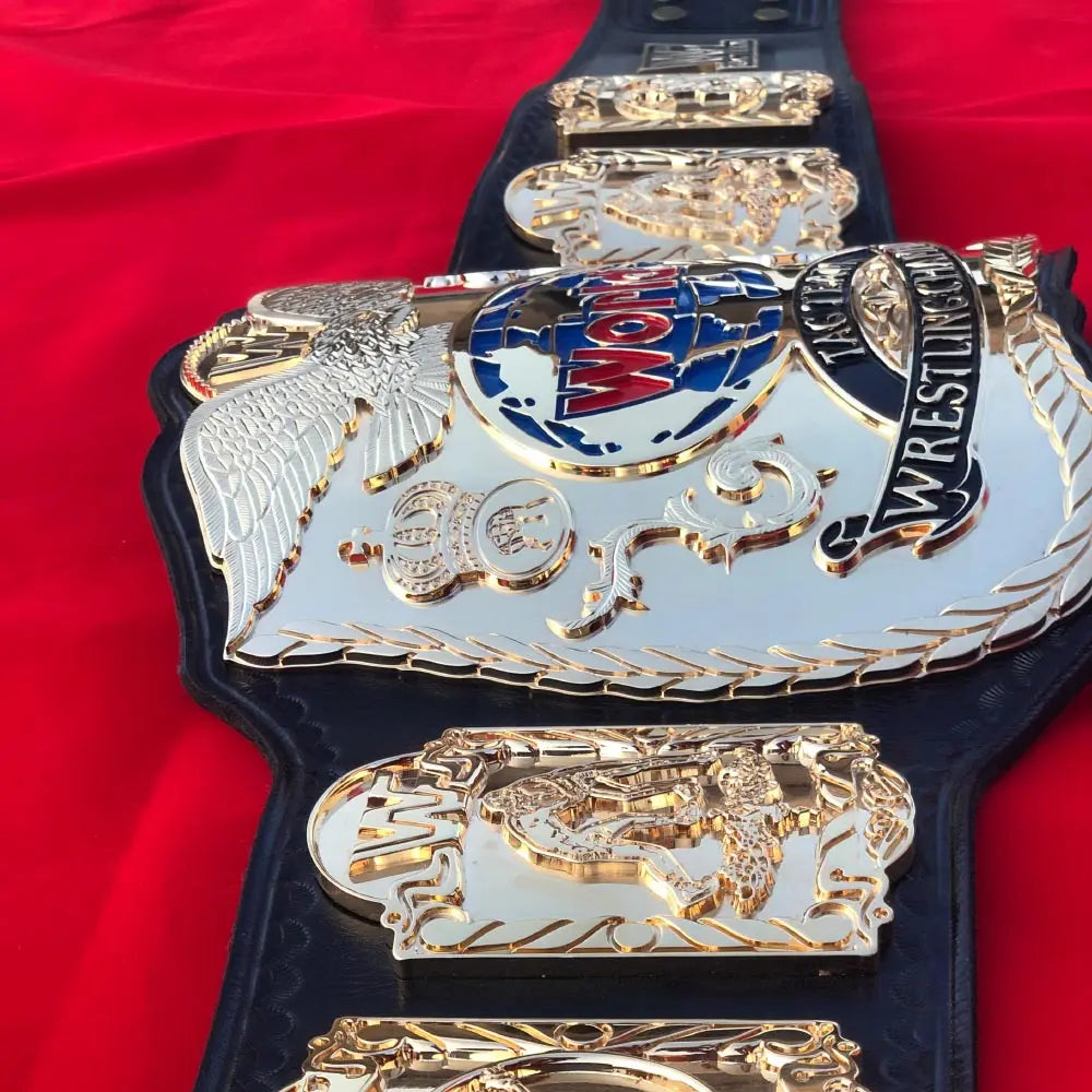 WWF Premium World Tag Team CNC Championship Belt Wrestling Title Belts