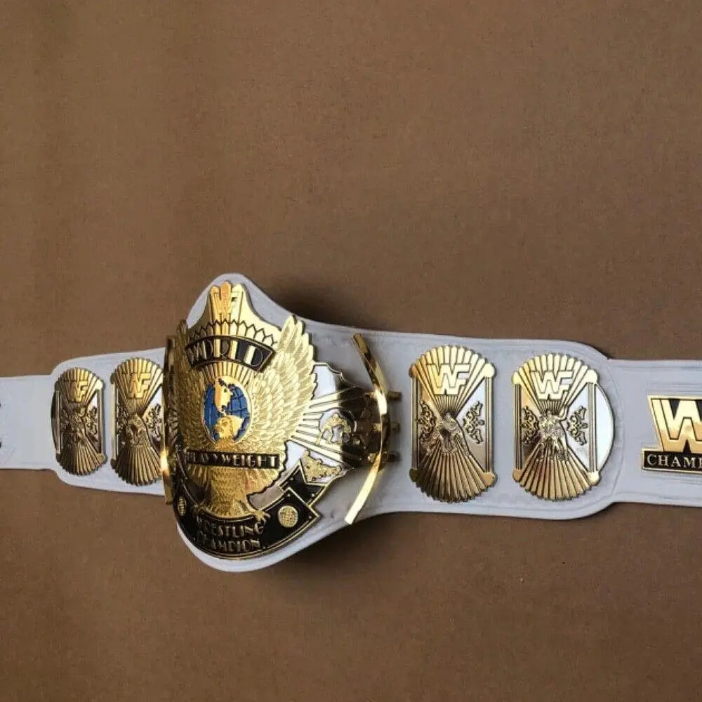 WHITE WINGED EAGLE DUAL PLATED CNC HD CHAMPIONSHIP BELT Wrestling Title Belts