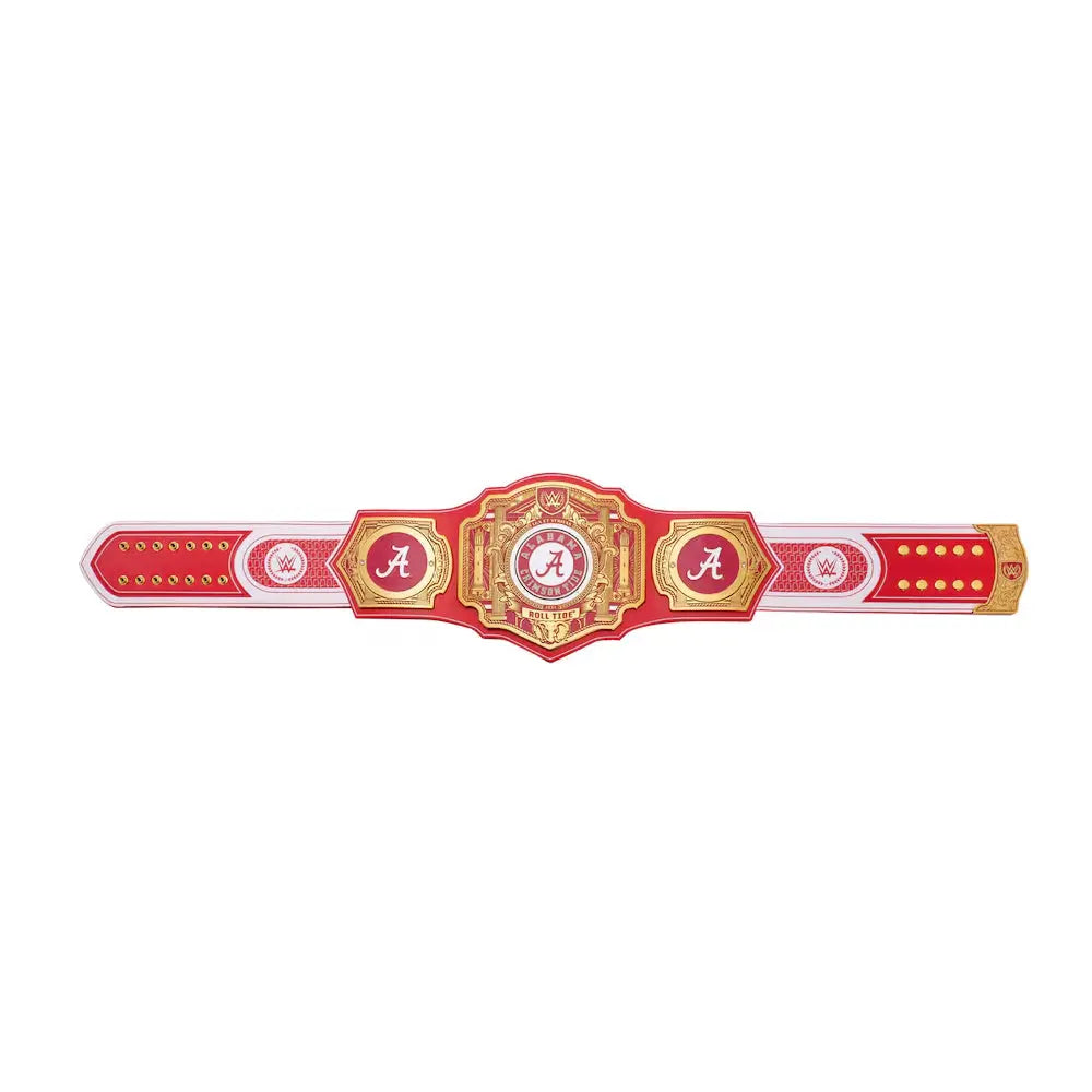 Alabama Crimson Tide WWE Legacy Title Belt Wrestling Title Belts