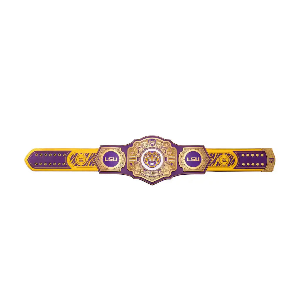 LSU Tigers WWE Legacy Title Belt Wrestling Title Belts