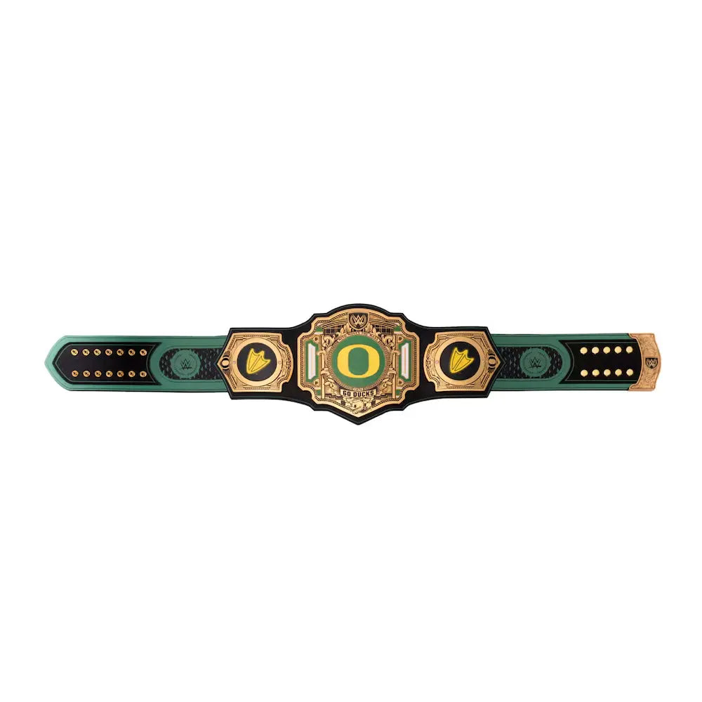 Oregon Ducks WWE Legacy Title Belt Wrestling Title Belts