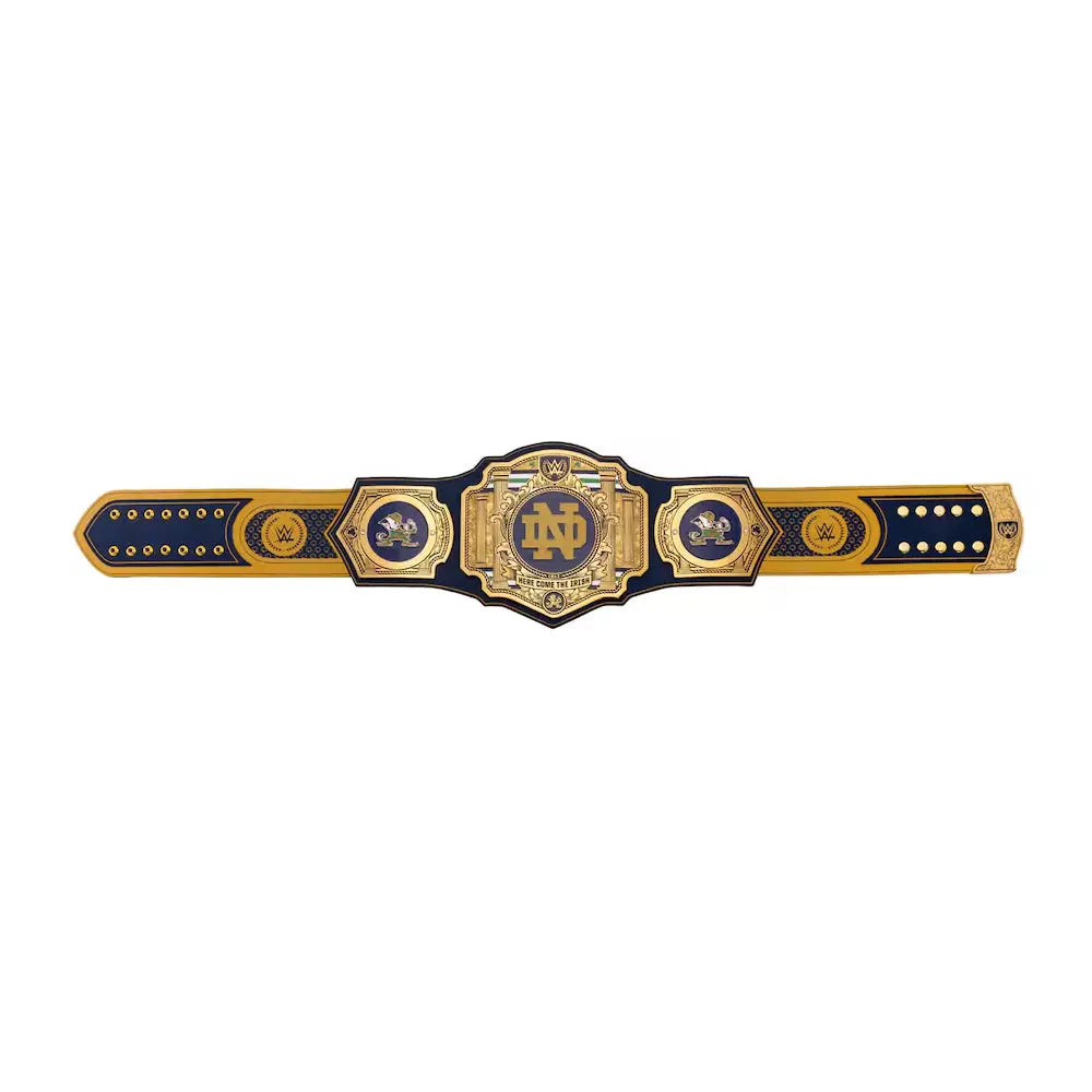 Notre Dame Fighting Irish WWE Legacy Title Belt Wrestling Title Belts