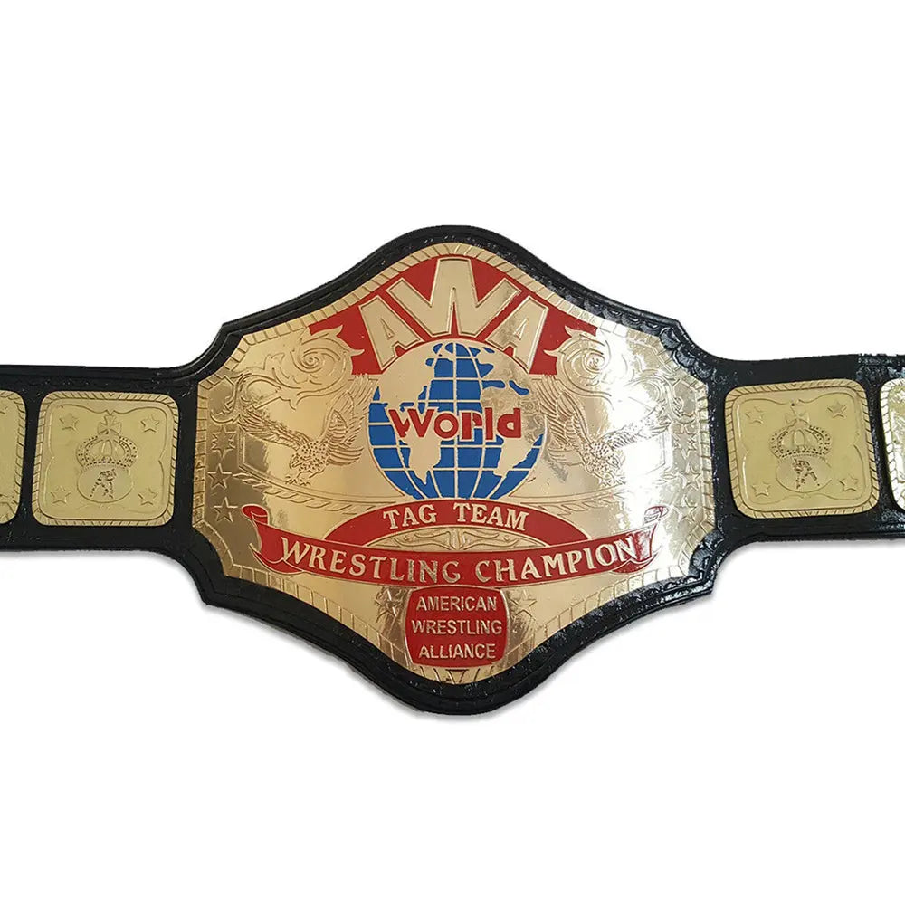 AWA World Tag Team Wrestling Championship Belt Wrestling Title Belts