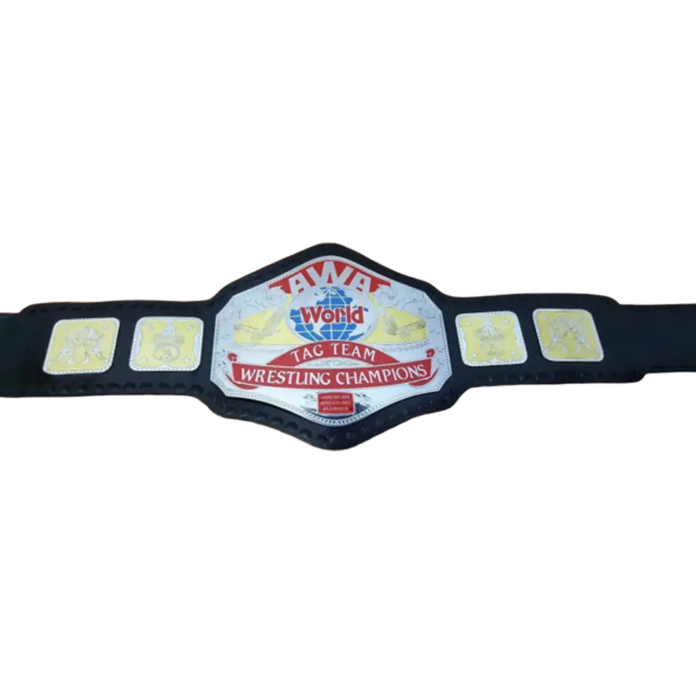 AWA World Tag Team Wrestling Championship Belt Wrestling Title Belts