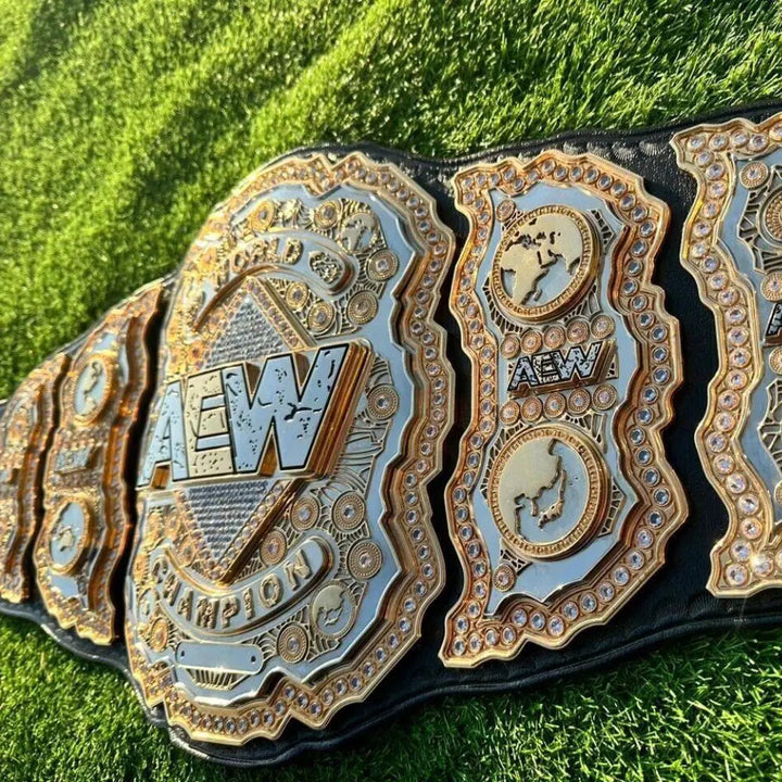 AEW Champion HEAVYWEIGHT CNC MADE CHAMPIONSHIP BELT Wrestling Title Belts