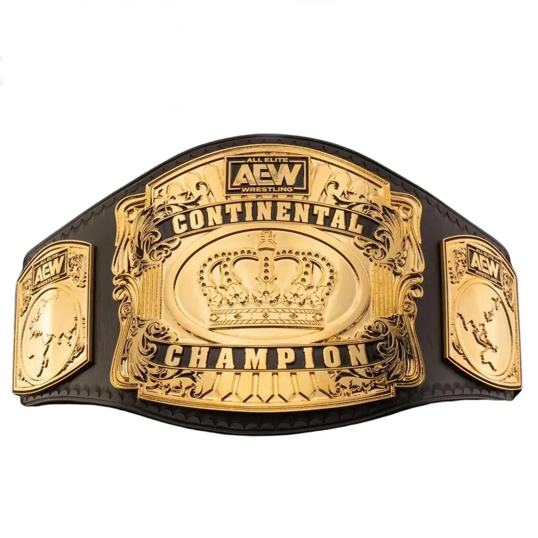 AEW Continental Champion Replica Belt – Gold Wrestling Title Wrestling Title Belts