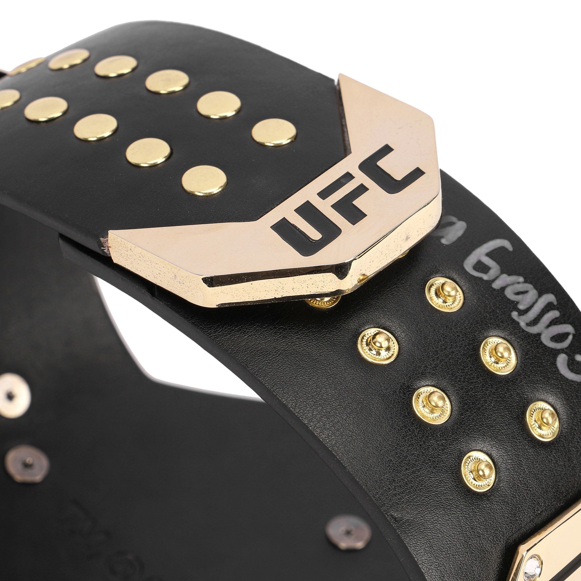 Alexa Grasso Signed UFC Desktop Championship Belt Wrestling Title Belts