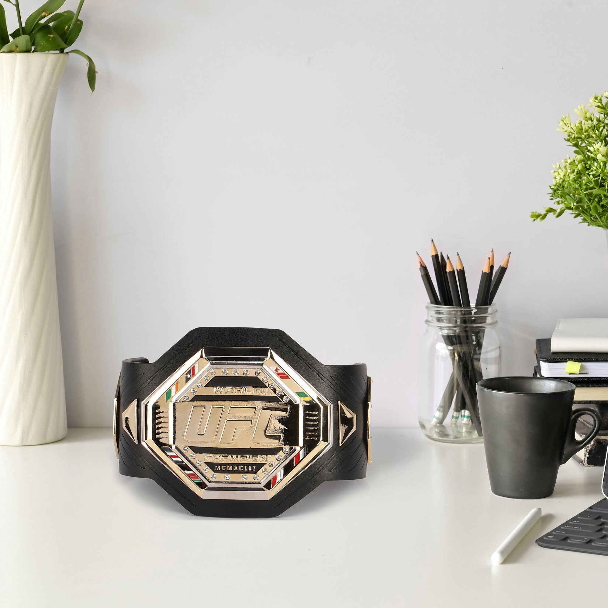 Alexa Grasso Signed UFC Desktop Championship Belt Wrestling Title Belts