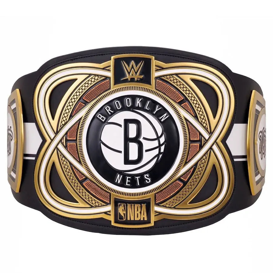 Brooklyn Nets NBA Championship Belt Wrestling Title Belts