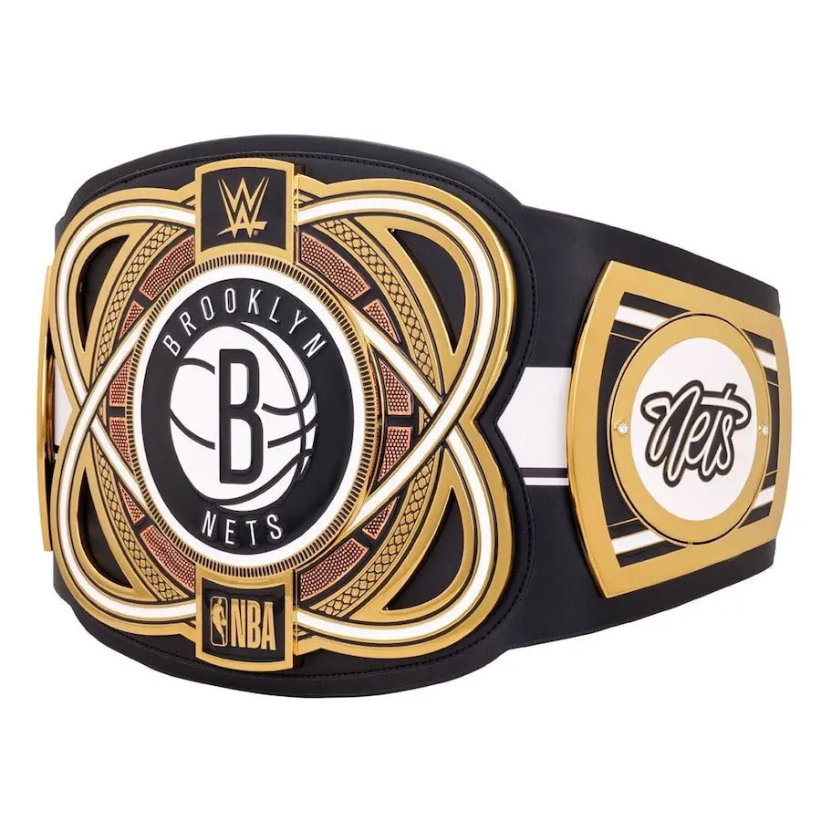 Brooklyn Nets NBA Championship Belt Wrestling Title Belts