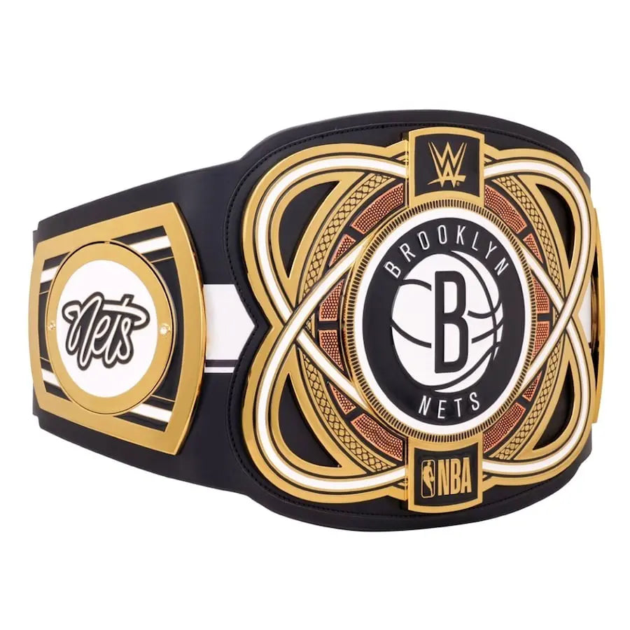 Brooklyn Nets NBA Championship Belt Wrestling Title Belts
