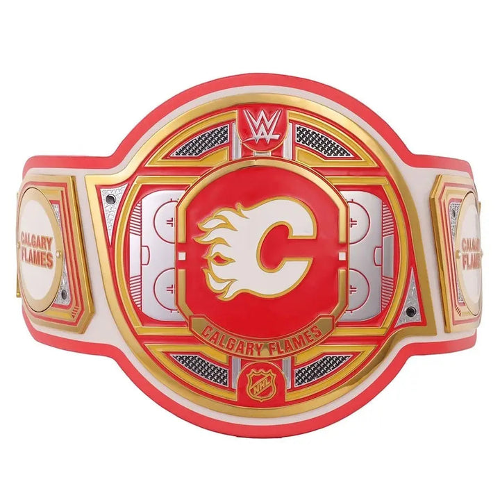Calgary Flames NHL Championship Belt Wrestling Title Belts
