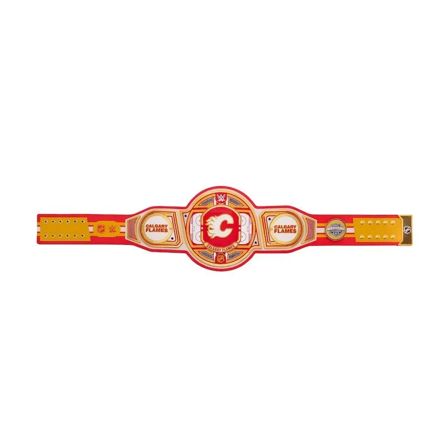 Calgary Flames NHL Championship Belt Wrestling Title Belts
