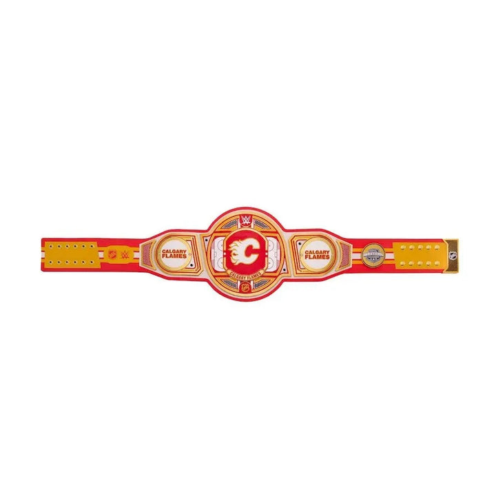 Calgary Flames NHL Championship Belt Wrestling Title Belts