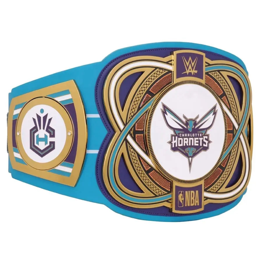 Charlotte Hornets NBA Championship Belt Wrestling Title Belts