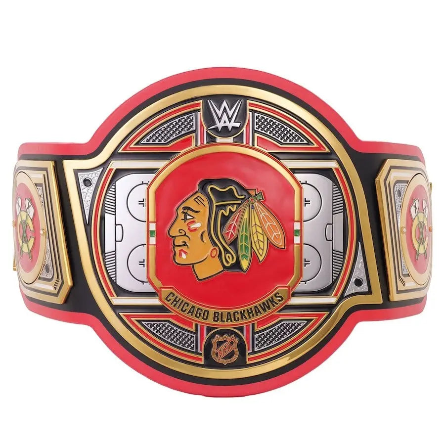 Chicago Blackhawks NHL Championship Belt Wrestling Title Belts
