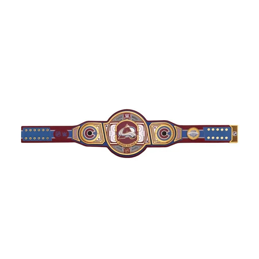 Colorado Avalanche NHL Championship Belt Wrestling Title Belts