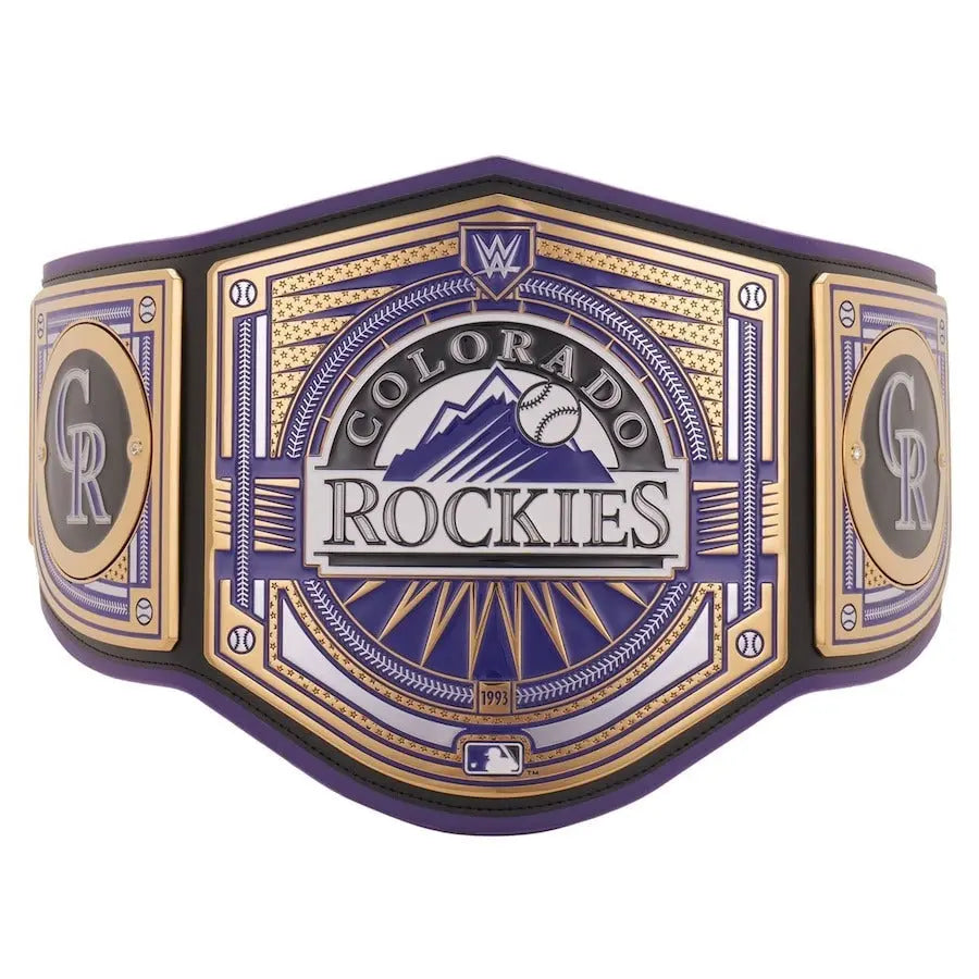 Colorado Rockies MLB Championship Belt Wrestling Title Belts