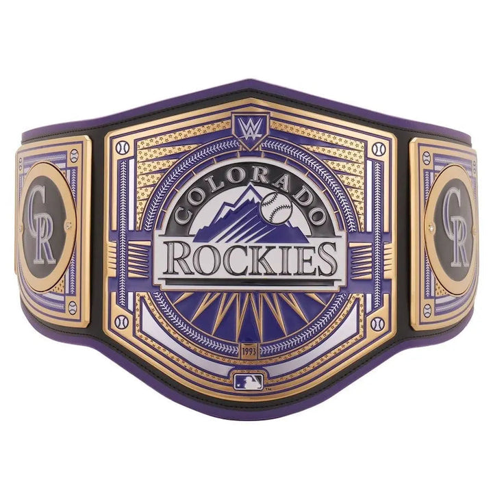 Colorado Rockies MLB Championship Belt Wrestling Title Belts