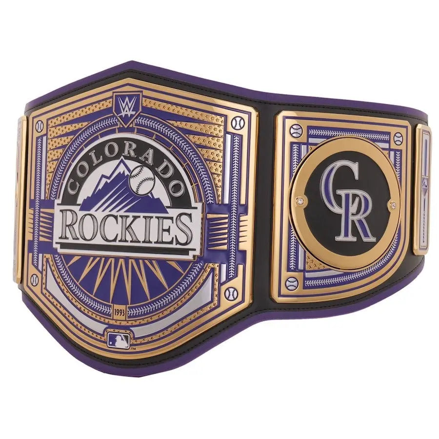 Colorado Rockies MLB Championship Belt Wrestling Title Belts