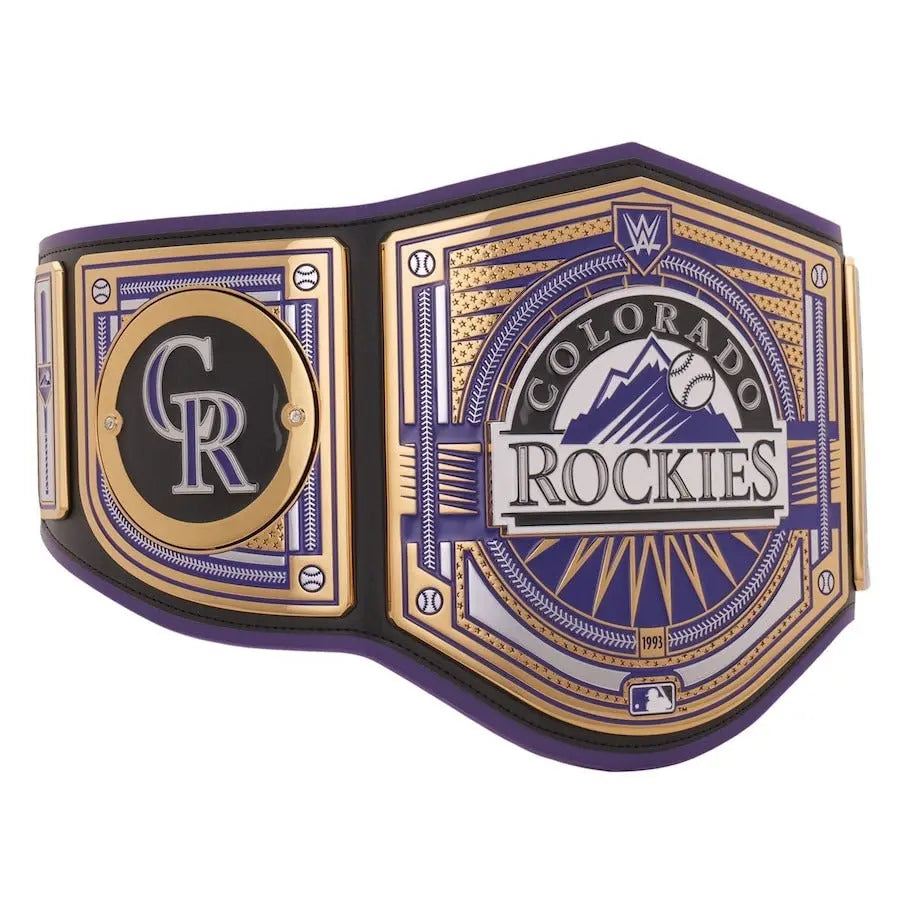 Colorado Rockies MLB Championship Belt Wrestling Title Belts