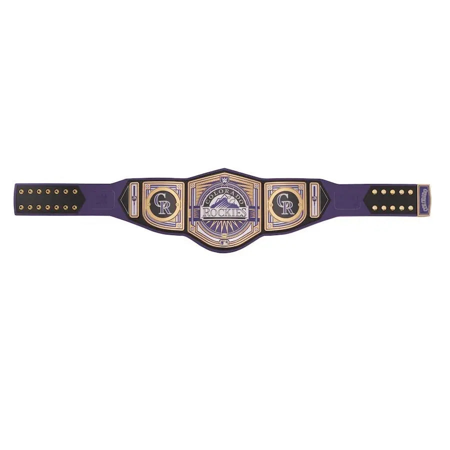 Colorado Rockies MLB Championship Belt Wrestling Title Belts