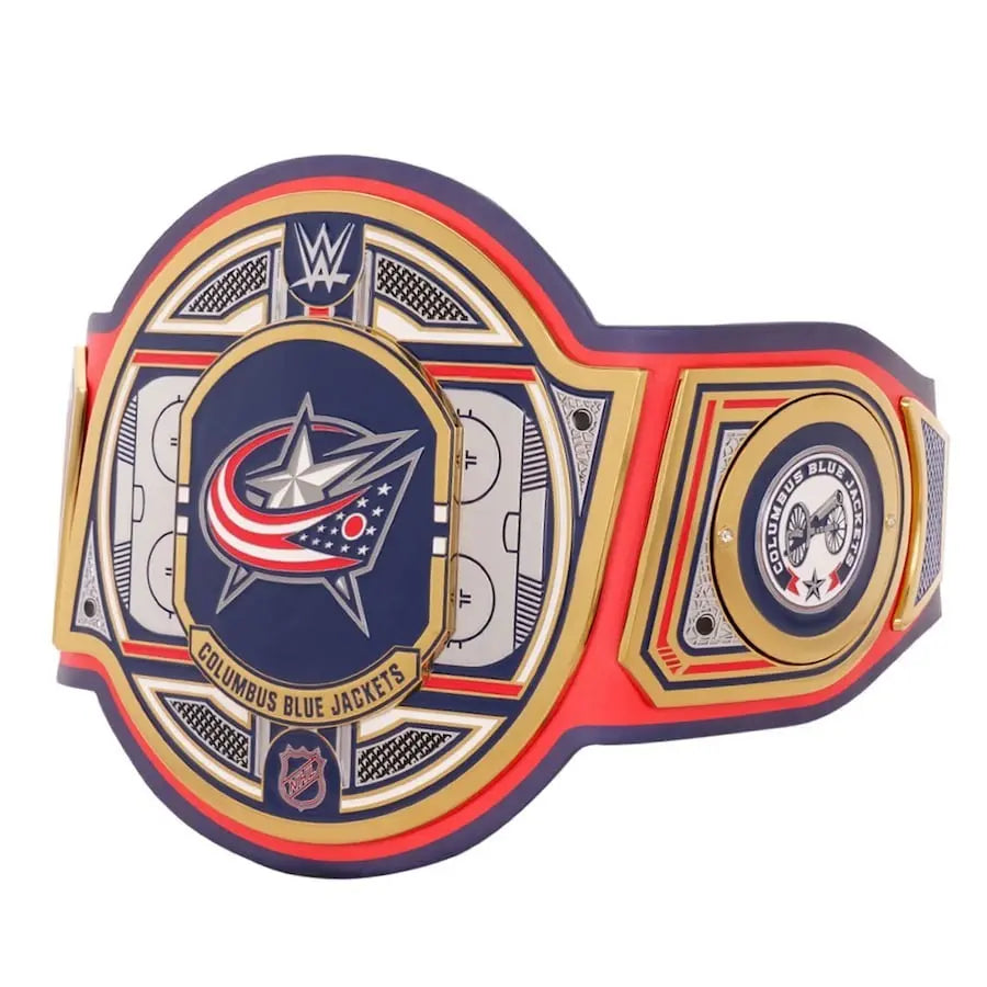 Columbus Blue Jackets NHL Championship Belt Wrestling Title Belts