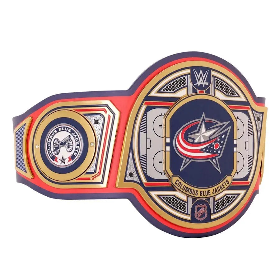 Columbus Blue Jackets NHL Championship Belt Wrestling Title Belts