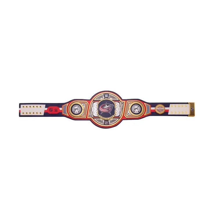 Columbus Blue Jackets NHL Championship Belt Wrestling Title Belts