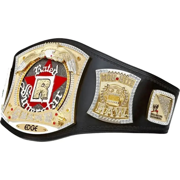 Edge Spinner R Championship Title Wrestling Title Belts