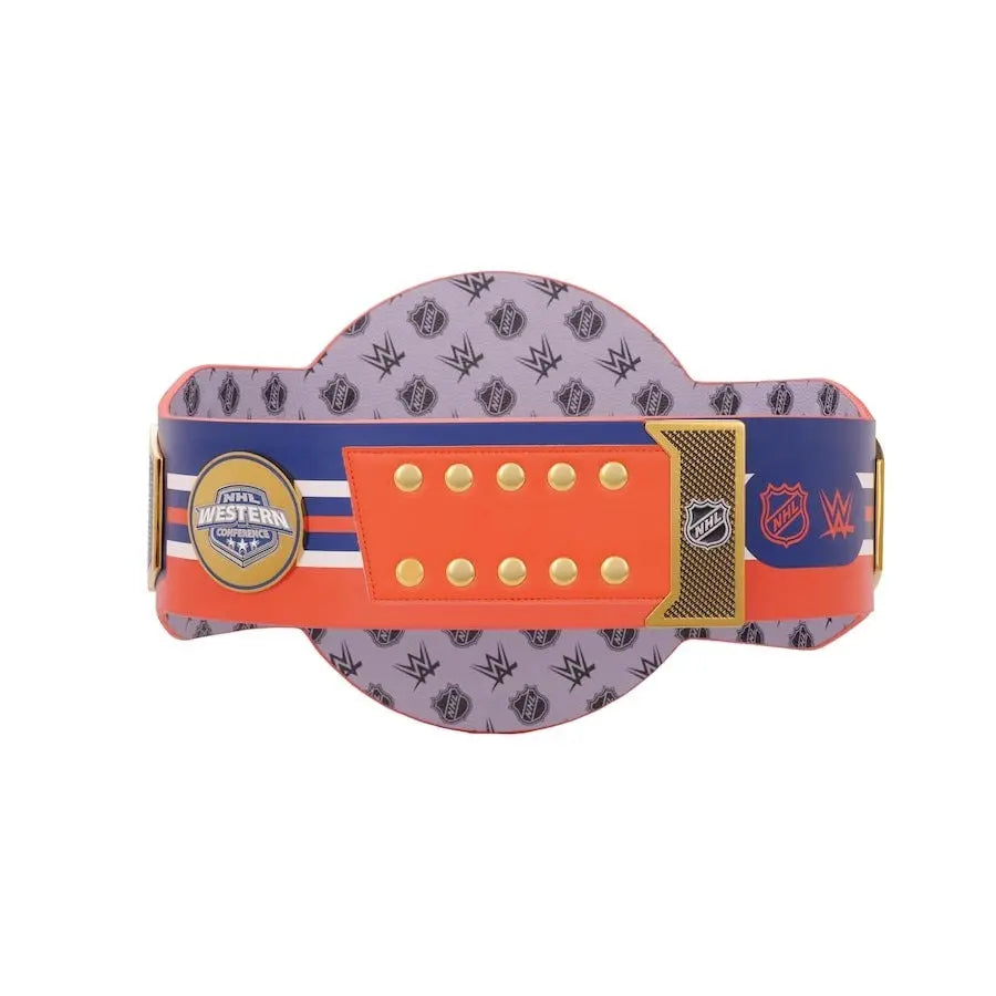 Edmonton Oilers NHL Championship Belt Wrestling Title Belts