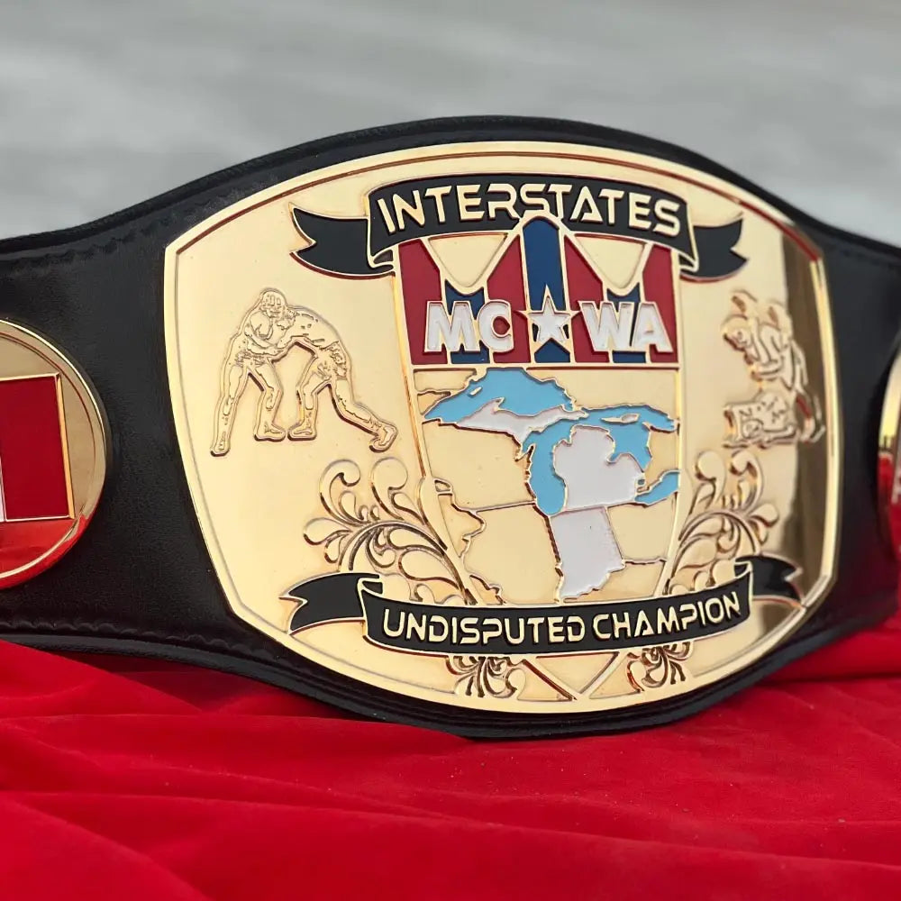 Gold CNC Championship Belt Wrestling Title Belts