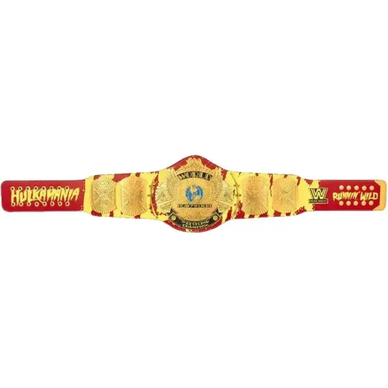 Hulk Hogan Hulkamania Customized Championship Wrestling Title Belts