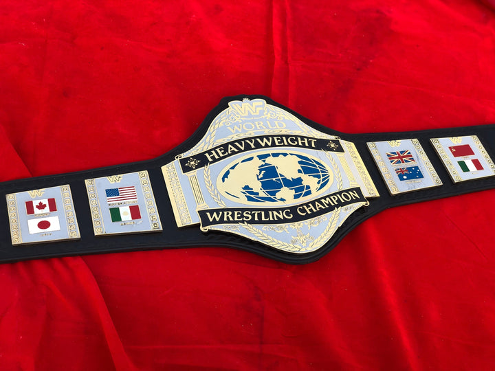 WWF HULK HOGAN 86 WORLD HEAVYWEIGHT WRESTLING CHAMPIONSHIP BELT REPLICA Wrestling Title Belts