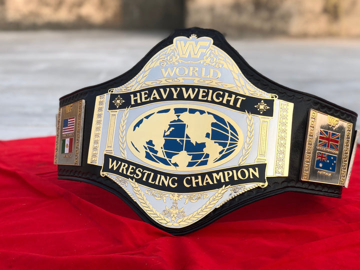 WWF HULK HOGAN 86 WORLD HEAVYWEIGHT WRESTLING CHAMPIONSHIP BELT REPLICA Wrestling Title Belts