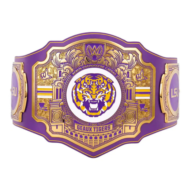 LSU Tigers WWE Legacy Title Belt Wrestling Title Belts