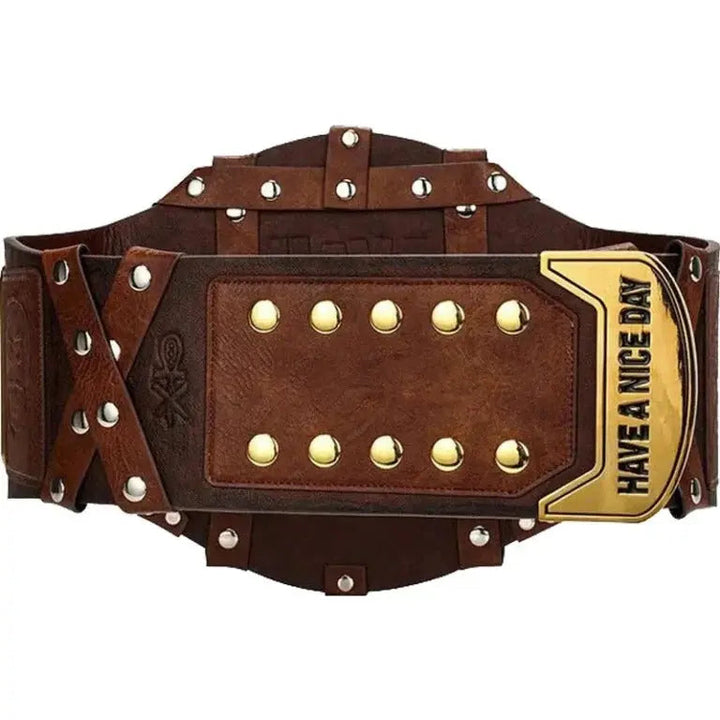 Mankind Signature Series Championship Belt Wrestling Title Belts